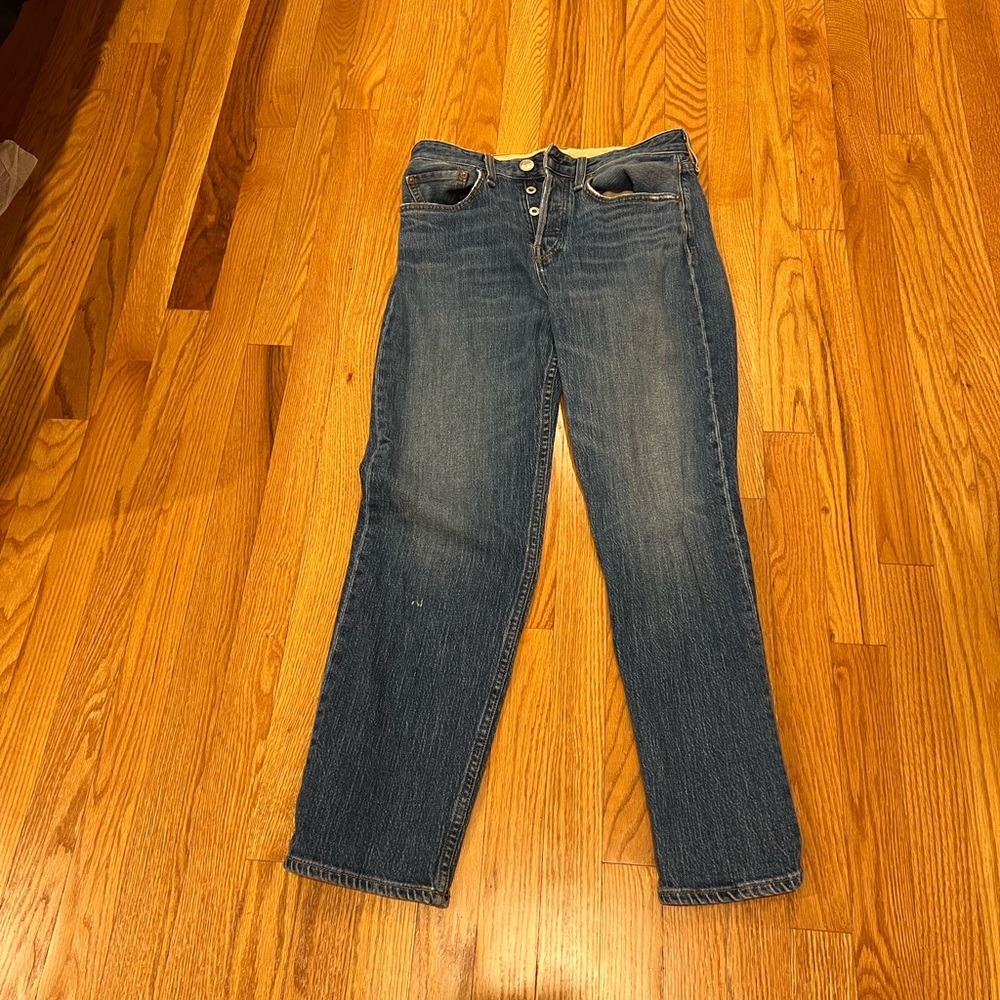 Vintage Rag & Bone Maya High-Rise Ankle Straight Jean